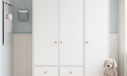 Minimo %100 MDF Bonnie 3 Kapılı Bebek & Çocuk Gardırop