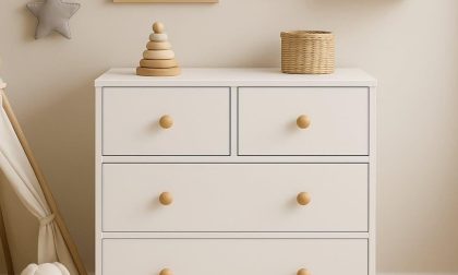 Minimo %100 MDF Bonnie 4 Çekmeceli Bebek & Çocuk Şifonyer