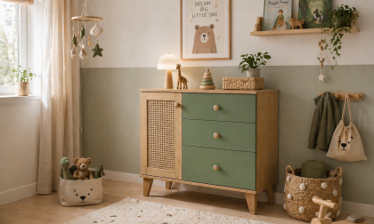 Minimo %100 MDF Greenwood Bebek & Çocuk Şifonyer