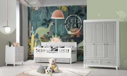 SİLVER BEBEK ODASI TAKIMI ( VİA )