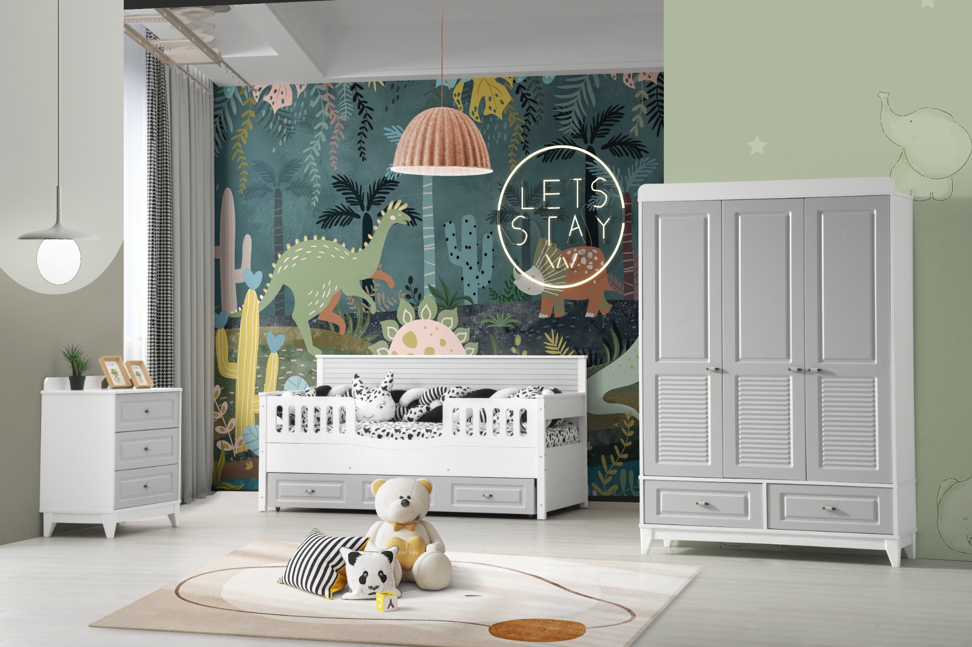 Minimo SİLVER BEBEK ODASI TAKIMI ( VİA )