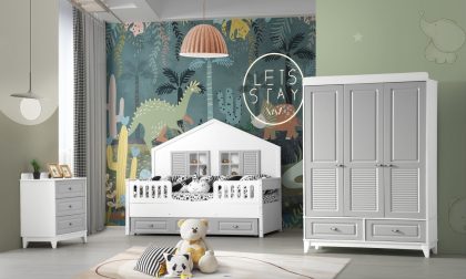 SİLVER BEBEK ODASI TAKIMI ( MİA )