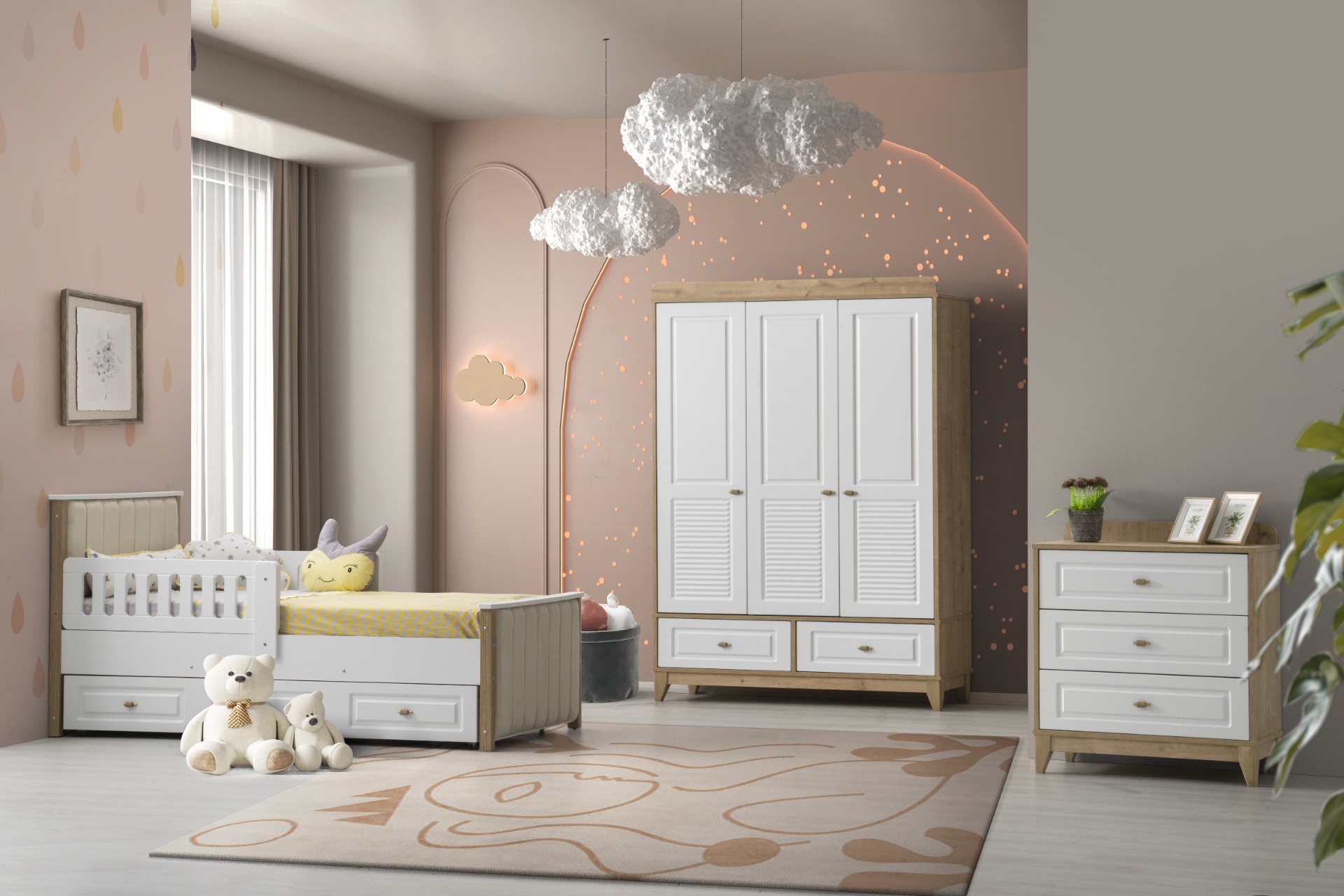 Minimo İMAJ BEBEK ODASI TAKIMI ( SİM )