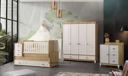 Minimo Esla 4 Kapılı Bebek Odası Takımı