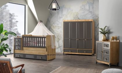 Minimo İkon 4 Kapılı Bebek Odası Takımı