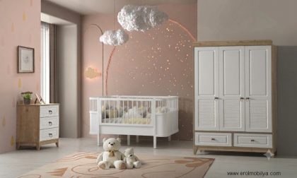 Minimo İmaj Gümüş Bebek Odası Takımı