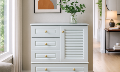Minimo Panjur Beyaz Full MDF Bebek & Çocuk Odası Şifonyer