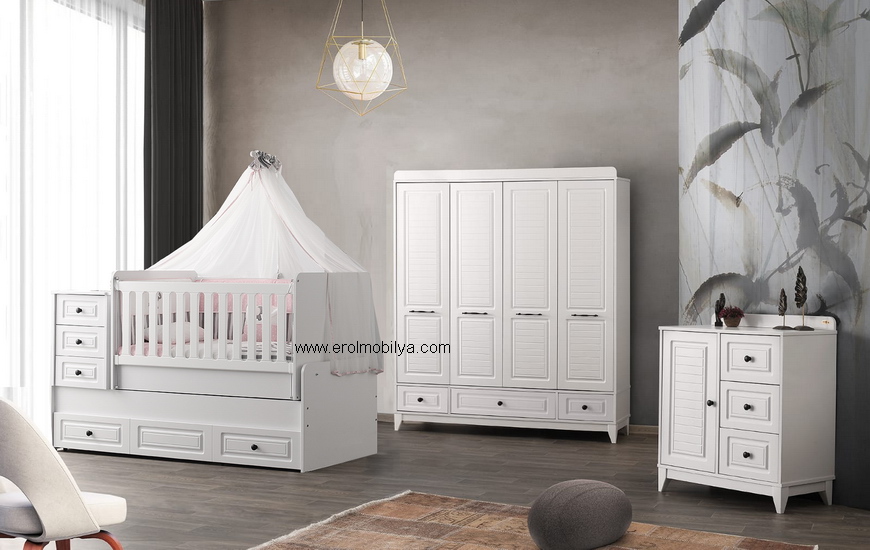 Minimo Polo 4 Kapılı Bebek Odası Takımı