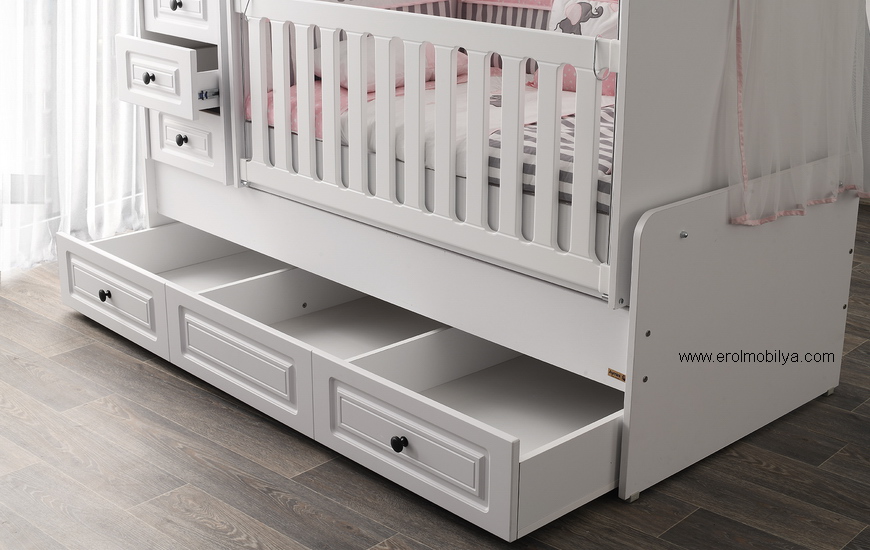 Minimo Polo 4 Kapılı Bebek Odası Takımı - Görsel 3