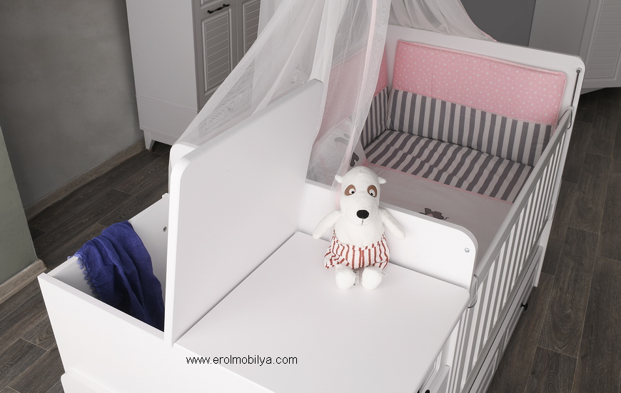 Minimo Polo 4 Kapılı Bebek Odası Takımı - Görsel 4