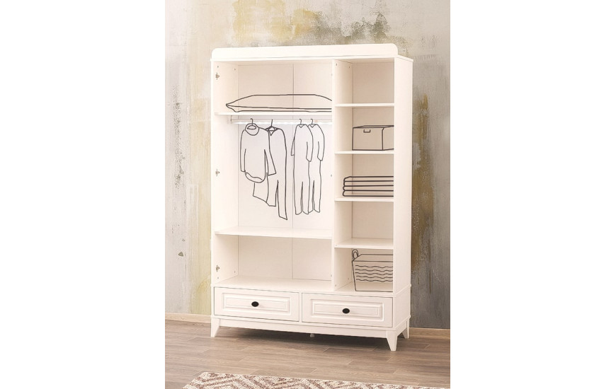 Minimo Polo 3 Kapılı Gardırop - Görsel 4