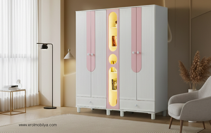 Minimo Romantik Mdf Bebek Odası Takımı - Görsel 10