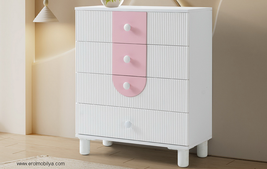 Minimo Romantik Mdf Bebek Odası Takımı - Görsel 7
