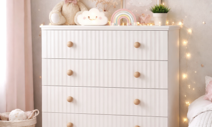 Minimo Soho Beyaz Full MDF Bebek & Çocuk Odası Şifonyer