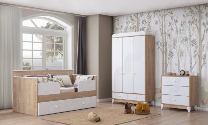 Minimo Akış Çocuk Odası Takımı - Safir Meşe