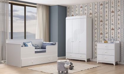 Minimo Akış Çocuk Odası Takımı - Beyaz